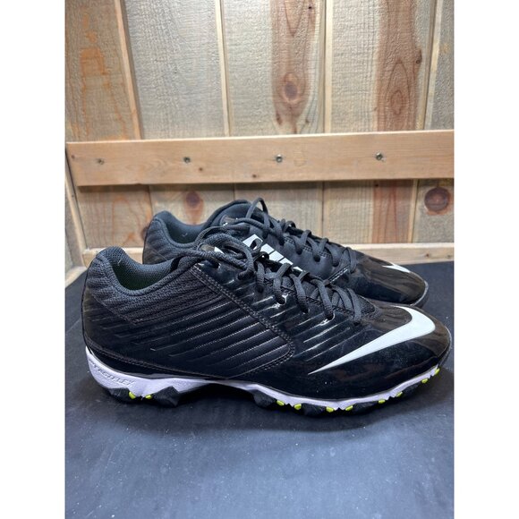 Nike Vapor Shark Football Cleats Size 11 Black Synthetic Upper Mens - Picture 2 of 9